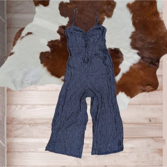O'NEILL - Cute Boho Dark Blue Print "Anabella" Romper Jumper Onesie- Size M - Picture 2 of 11